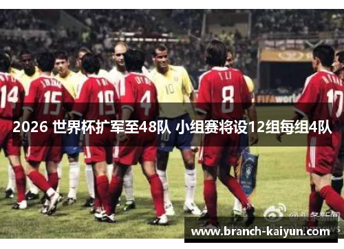 2026 世界杯扩军至48队 小组赛将设12组每组4队